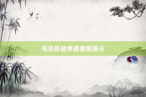 毛坯房装修遵循图展示